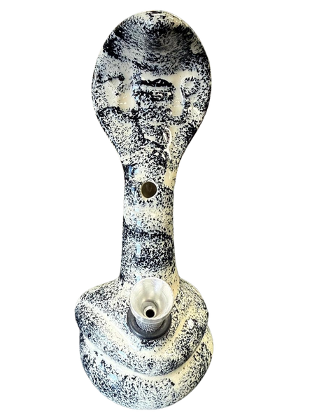 Ceramic Oil Pourer Marble Cobra Design (16CM)