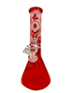 Red Skull Design Oil Pourer Glass 26cm
