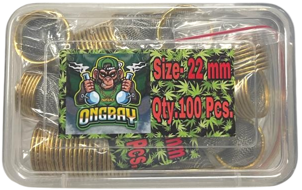 ONGBAY Brass Screens 22MM (100PCS)