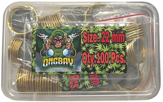 ONGBAY Brass Screens 22MM (100PCS)