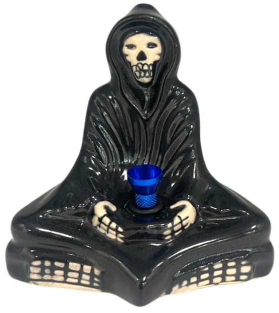 Ceramic Oil Pourer Grim Reaper Design (16CM)